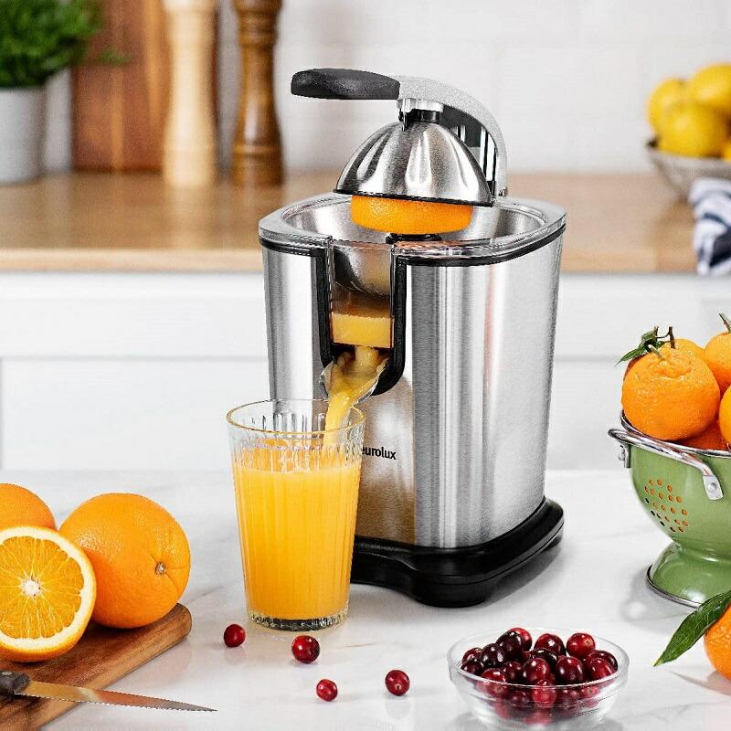電動シトラスジューサー ステンレス Eurolux Electric Citrus Juicer Power Pro ELCJ3000