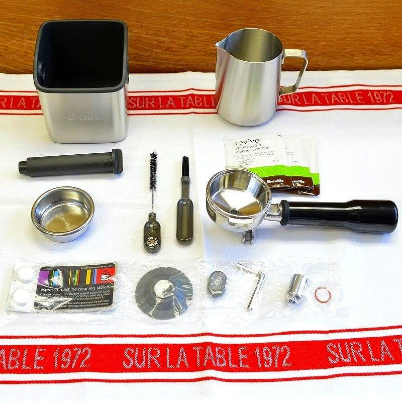 家庭用 エスプレッソマシン ブレビル セミオートマチック 豆挽き付