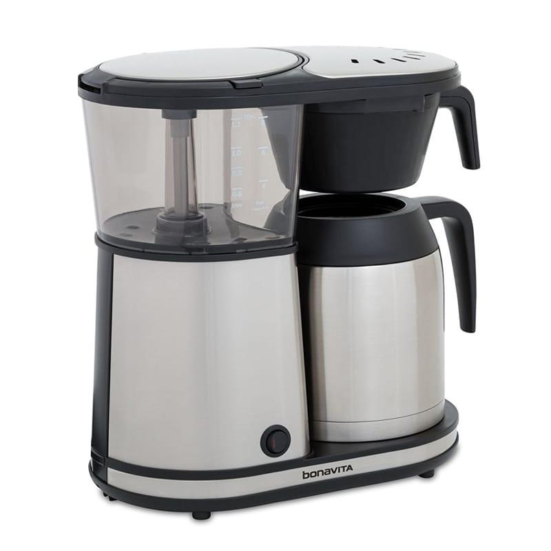ボナビータ コーヒーメーカー 8カップ 1.3L ハンギングフィルター ステンレスカラフェ Bonavita BV1901TS 8-Cup Carafの画像