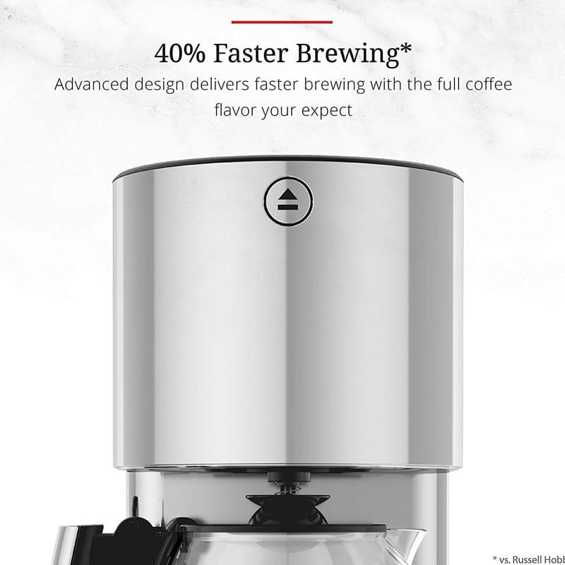 コーヒーメーカー ラッセルホブス ステンレス ガラスカラフェ 8カップ Russell Hobbs Glass Series 8-Cup Coffee_11