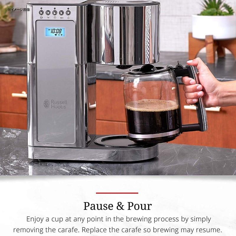 コーヒーメーカー ラッセルホブス ステンレス ガラスカラフェ 8カップ Russell Hobbs Glass Series 8-Cup Coffee_13
