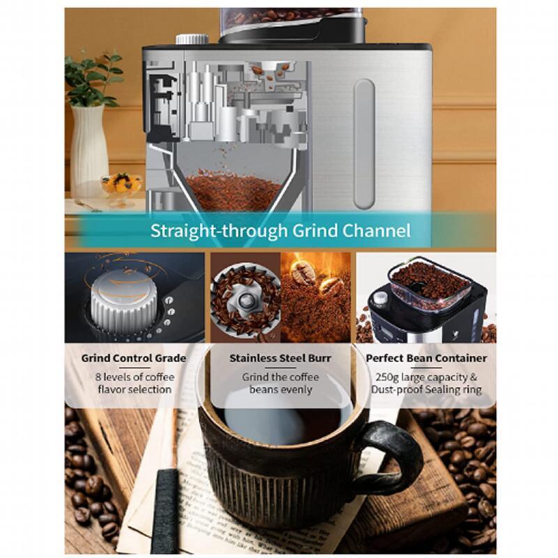 コーヒーメーカー 豆挽き付 1.5L ガラスカラフェ ミル グラインダー 10-Cup Grind and Brew Automatic Coffeeの画像