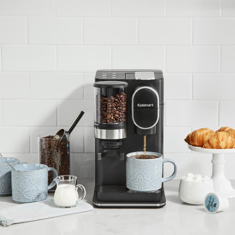 コーヒーメーカー 豆挽き付 シングルサーブ pod KCup Cuisinart GRIND & BREW SINGLESERVE
