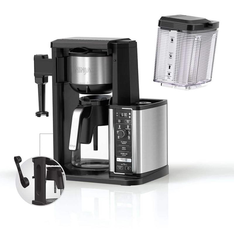 スペシャリティコーヒーメーカー ニンジャ 10カップ ミルクフォーマー付き Ninja Specialty 10-Cup Coffee Maker,の画像