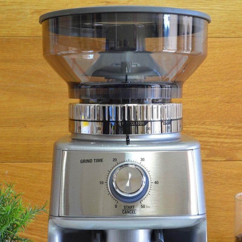 豆挽き ブレビル社 電動ミル グラインダー 60段階調整 1秒単位で設定可能 容量350ml Breville BCG600SIL The Doseの画像