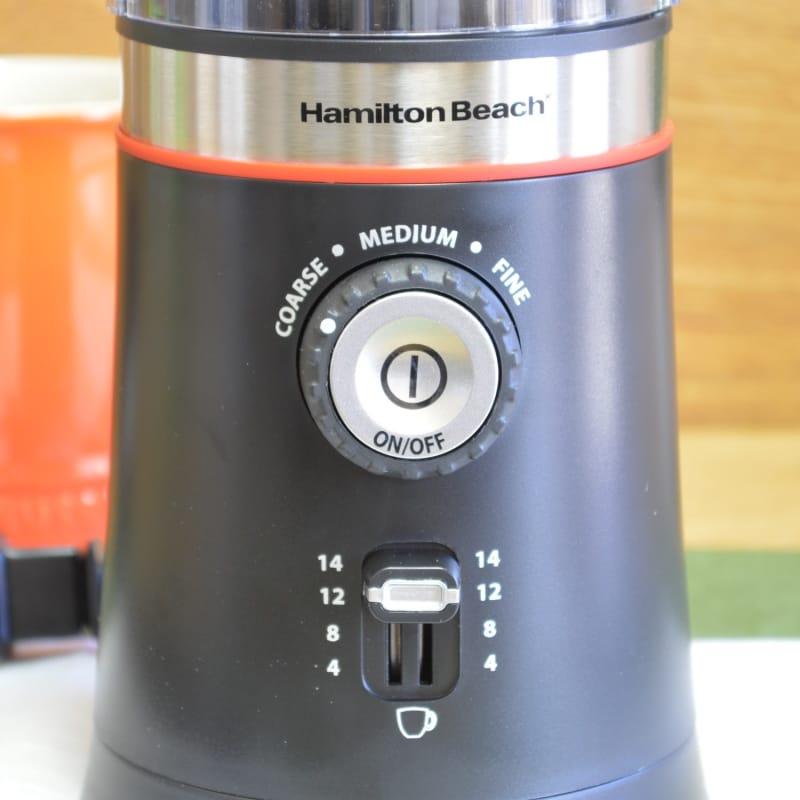 ハミルトンビーチ 電動式コーヒーグラインダー コーヒーミル 豆挽き ブラック Hamilton Beach 80393 Coffee