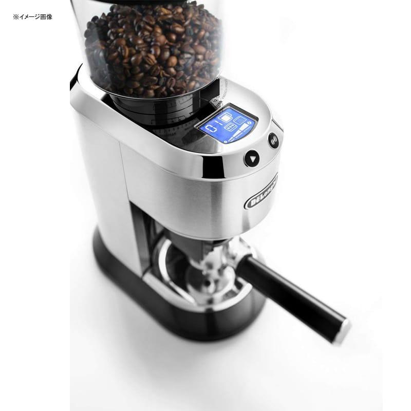 デロンギ 電動ミル 豆挽き コーヒーグラインダー ポルタフィルター付 ステンレス DeLonghi America KG521 Dedica Coniの画像