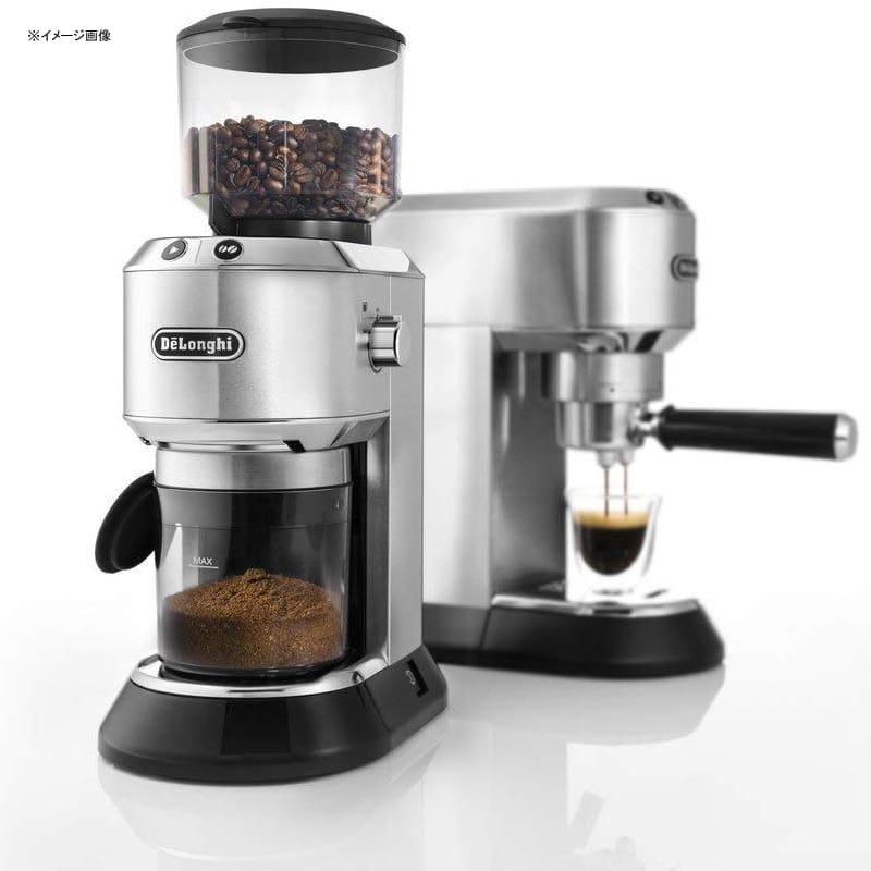 デロンギ 電動ミル 豆挽き コーヒーグラインダー ポルタフィルター付 ステンレス DeLonghi America KG521 Dedica Coniの画像