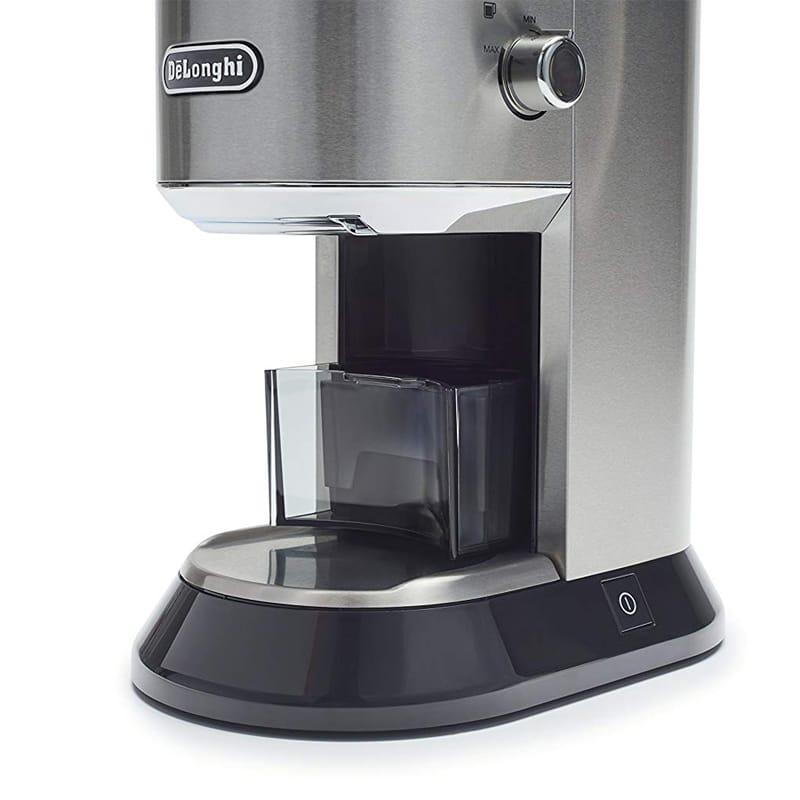 デロンギ 電動ミル 豆挽き コーヒーグラインダー ポルタフィルター付 ステンレス DeLonghi America KG521 Dedica Coniの画像