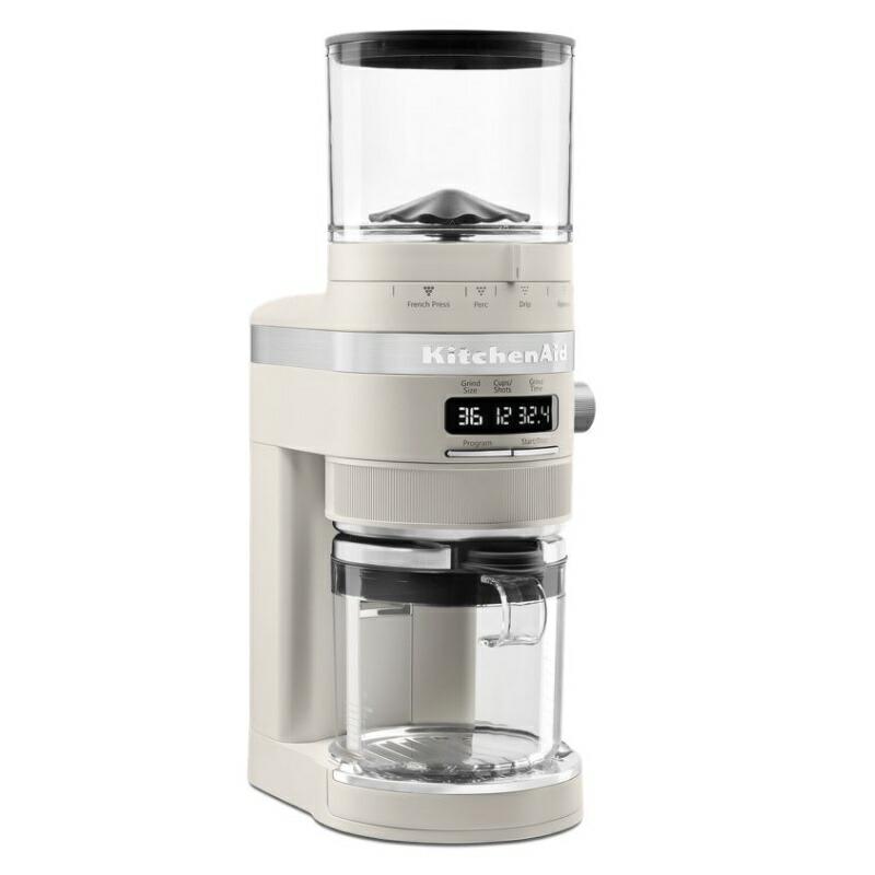 コーヒーグラインダー 豆挽き 設定70段階 臼型 キッチンエイド ポルタフィルター ホルダー エスプレッソ KitchenAid Burr Coffeの画像
