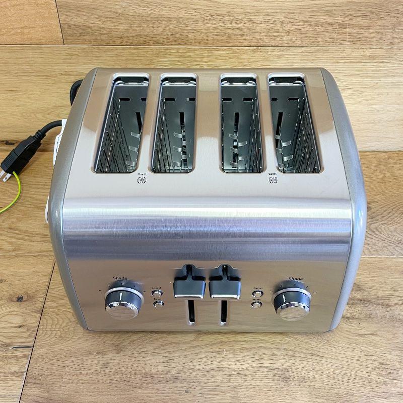 ポップアップトースター 4枚焼 キッチンエイド 焼き色5段階 KitchenAid KMT4115 4-Slice Toaster with Manuの画像