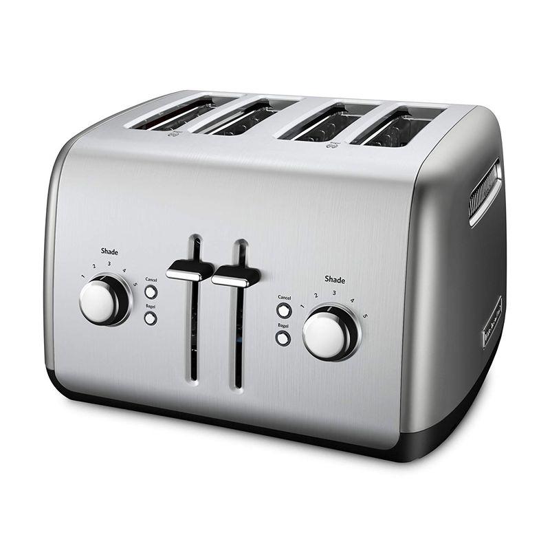 ポップアップトースター 4枚焼 キッチンエイド 焼き色5段階 KitchenAid KMT4115 4-Slice Toaster with Manuの画像