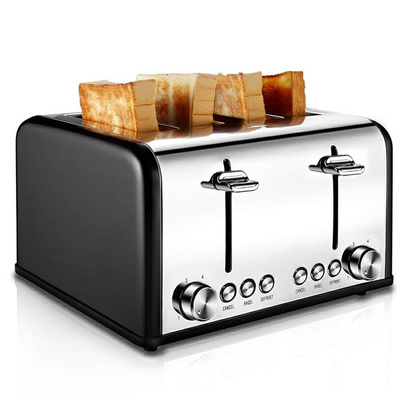 ポップアップトースター 4枚焼 ステンレス Toaster 4 Slice, CUSIBOX Stainless Steel Toaster with  :3009179:カリフォルニアキッチンマーケット - 通販 - Yahoo!ショッピング