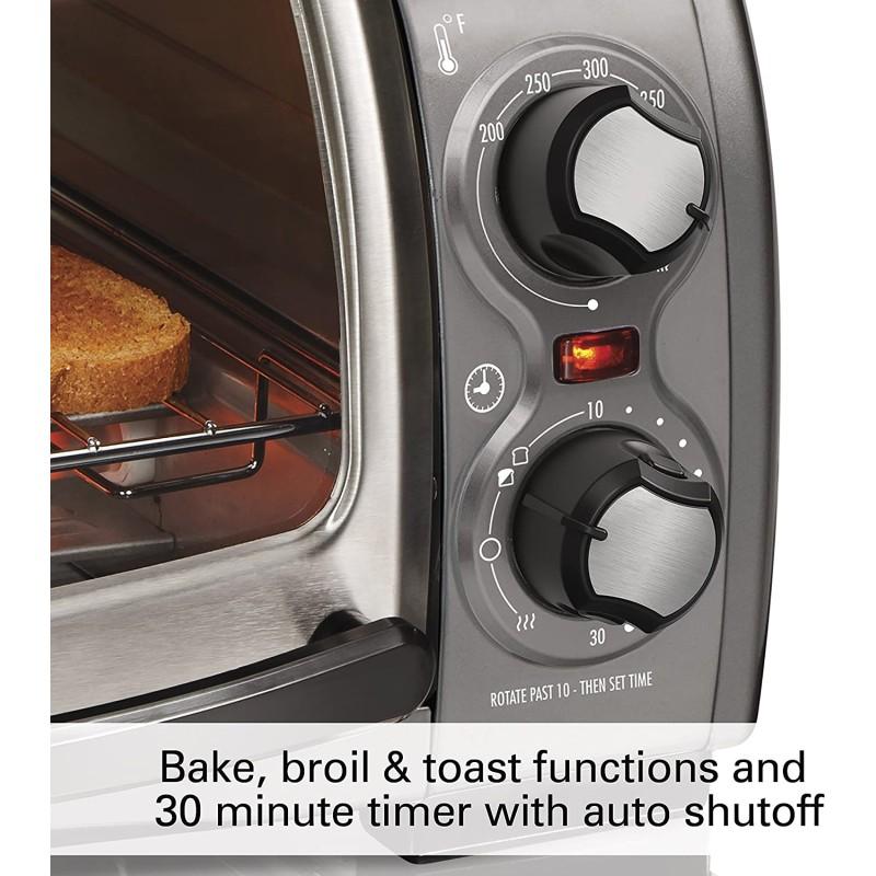 ハミルトンビーチ オーブントースター Hamilton Beach 31344D Easy Reach Toaster Oven