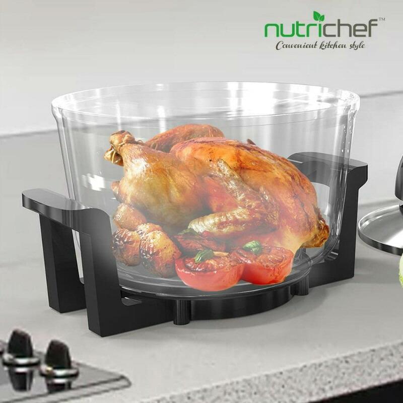遠赤外線ガラスコンベクションオーブン NutriChef Convection Countertop Toaster Oven