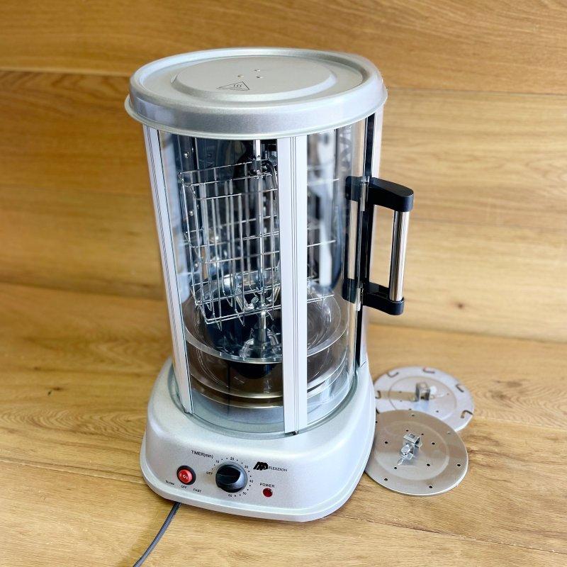 回転オーブン ロティサリー ケバブ チキン丸焼き 鶏 Flexzion Vertical Tower Rotating Rotisserie