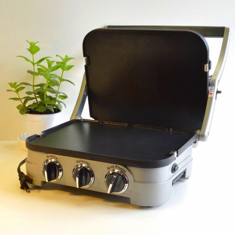 クイジナート グリル＆パニーニメーカー プレート取外可 180度開く