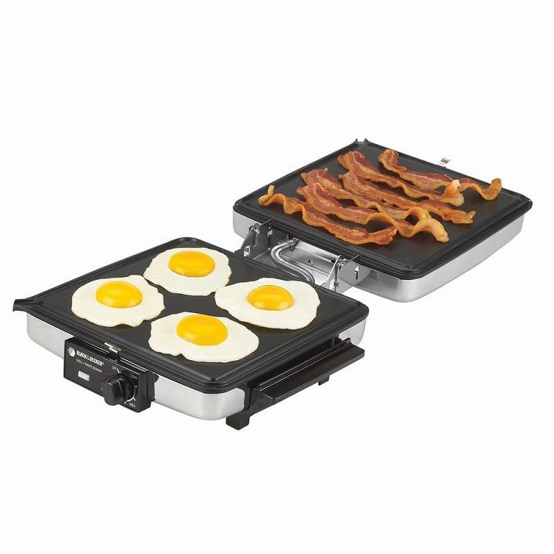 家庭用 リバーシブル アメリカン ワッフルメーカー 4枚焼 ホット