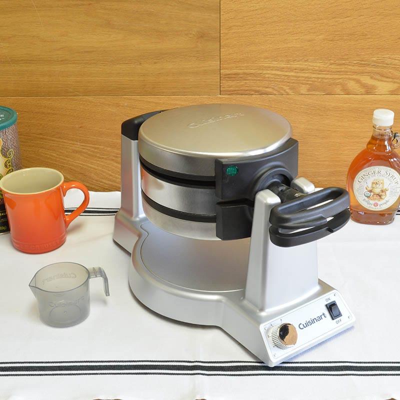 家庭用 クイジナート フリップ式 ダブルワッフルメーカー 上下2枚焼 Cuisinart WAF-F20 Double Belgian Waffle