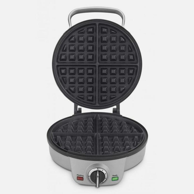 Cuisinart ベルギーワッフルメーカー 家庭用 ワッフルメーカー ベルギーワッフル ラウンド型 4枚焼