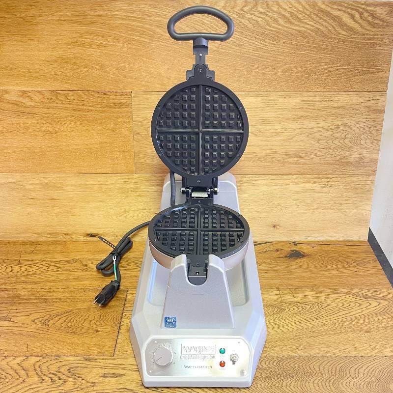 業務品質 ワッフルメーカー フッ素樹脂 ワーリング シングル 厚さ1.6cm 1時間35枚調理可能 Waring WWD180X Single Cla_6