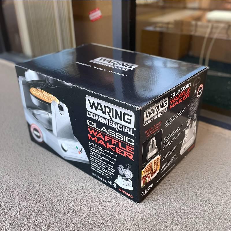 業務品質 ワッフルメーカー フッ素樹脂 ワーリング シングル 厚さ1.6cm 1時間35枚調理可能 Waring WWD180X Single Cla_8