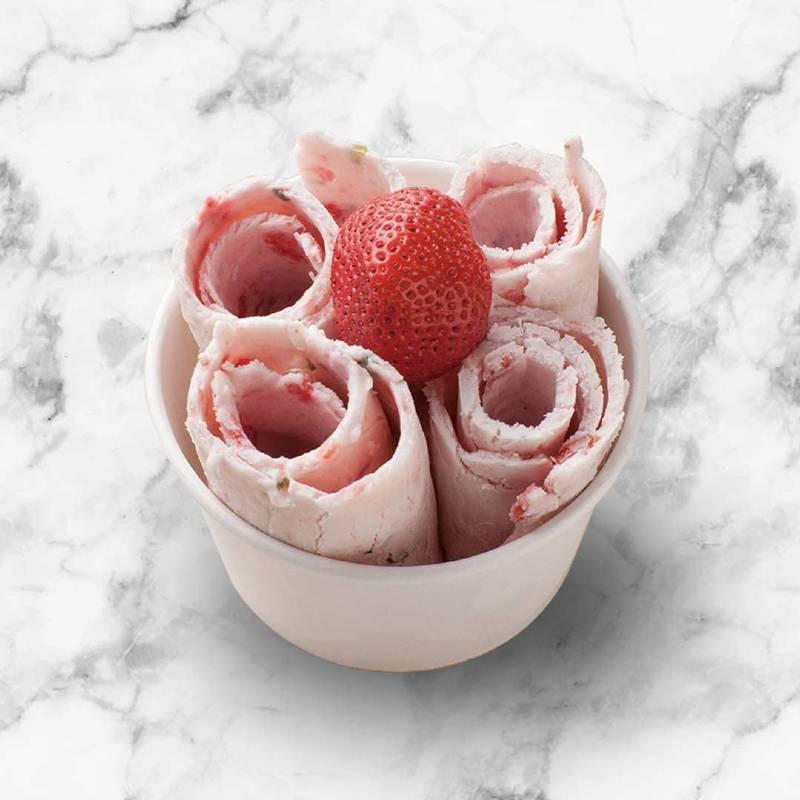 削るアイスクリーム 巻物 クルクル スクロール 冷凍 ローラー