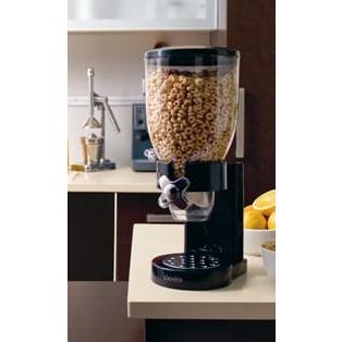 ドライフードディスペンサー シングル ブラック ゼブロ Honey-Can-Do Single Dry Food Dispenser, Black Gの画像