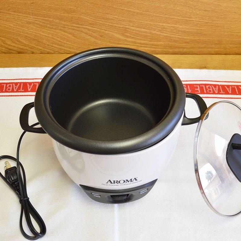 アロマ 6カップ 炊飯器 フードスチーマー ホワイト 白 Aroma ARC-743-1NG 3-Cup (Uncooked) 6-Cup (Cook｜cakmkt｜04