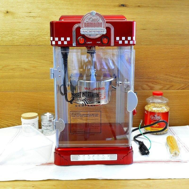 ポップコーンマシーン 赤 Amazon.co.jp: ポップコーンメーカー、商業ポップコーンマシン、電気