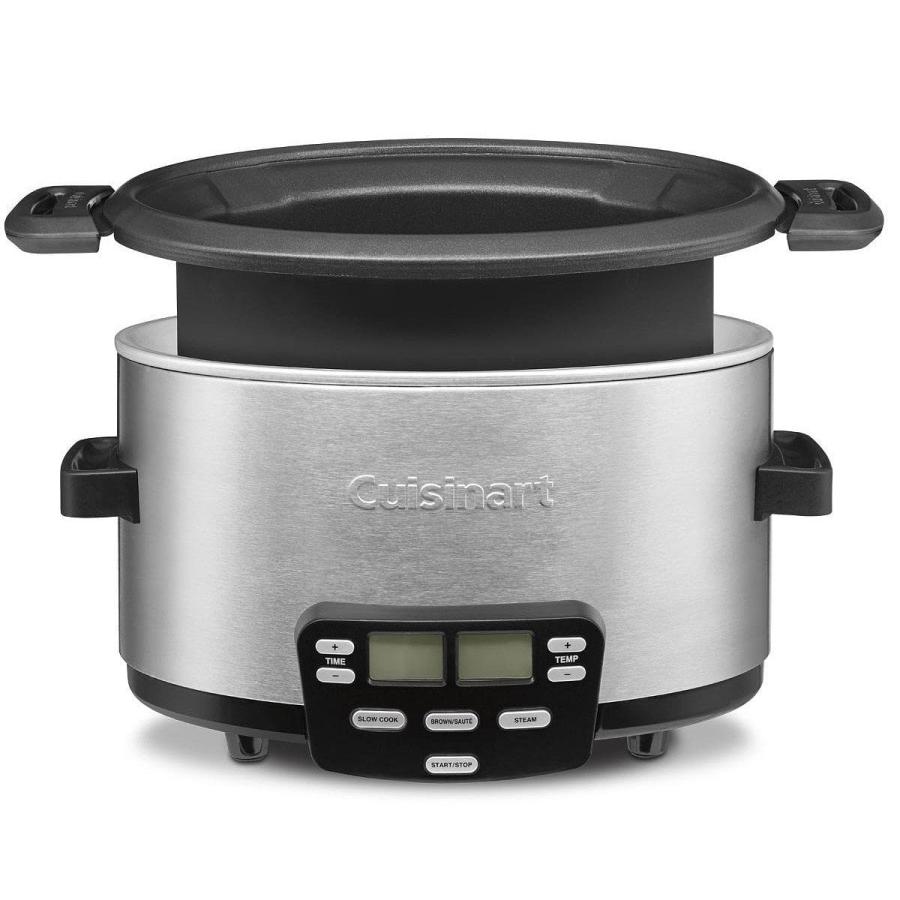 3.8L スロークッカー スチーマー クイジナート Cuisinart MSC-400 3-In-1 Cook 【夏目】 Central 4-Q