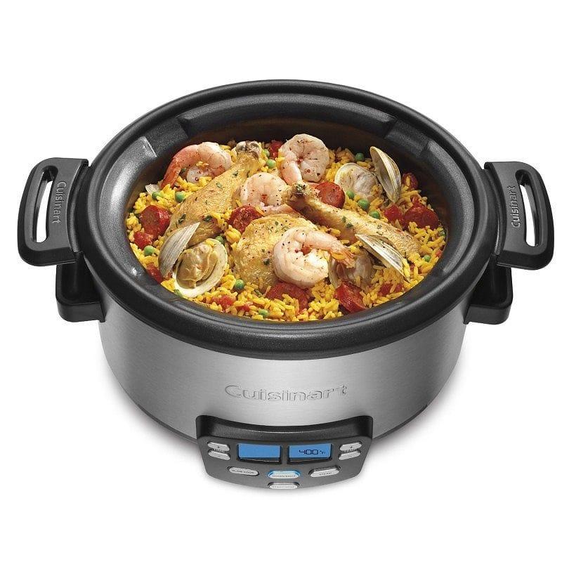3.8L スロークッカー スチーマー クイジナート Cuisinart MSC-400 3-In-1 Cook 【夏目】 Central 4-Q