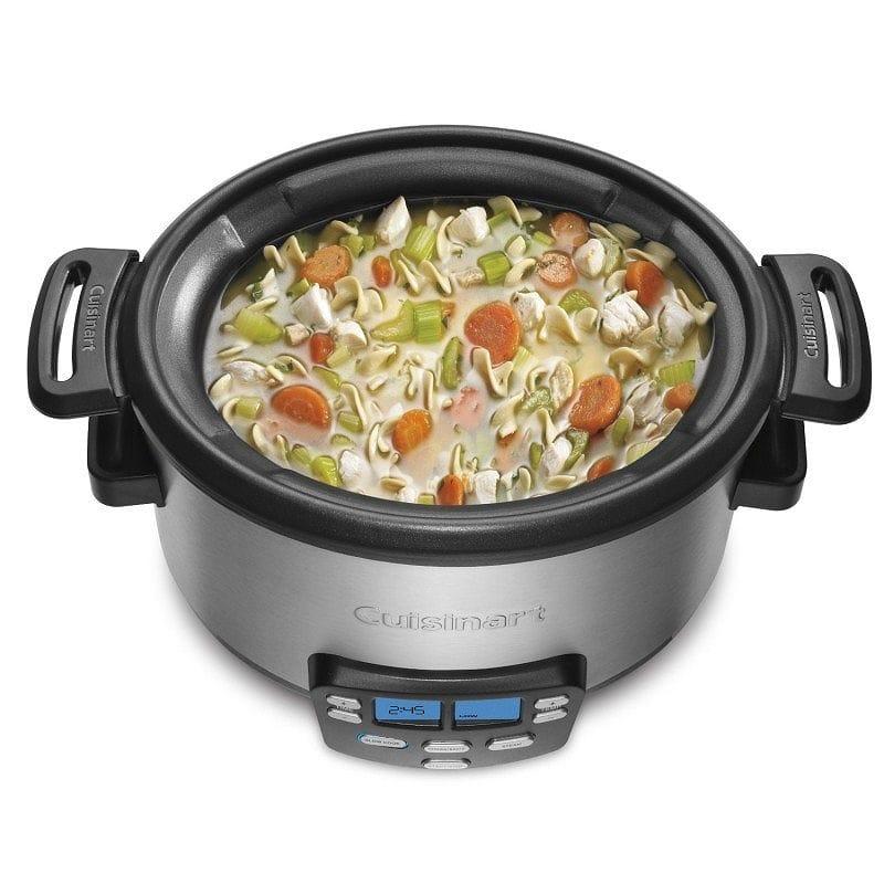 3.8L スロークッカー スチーマー クイジナート Cuisinart MSC-400 3-In-1 Cook 【夏目】 Central 4-Q
