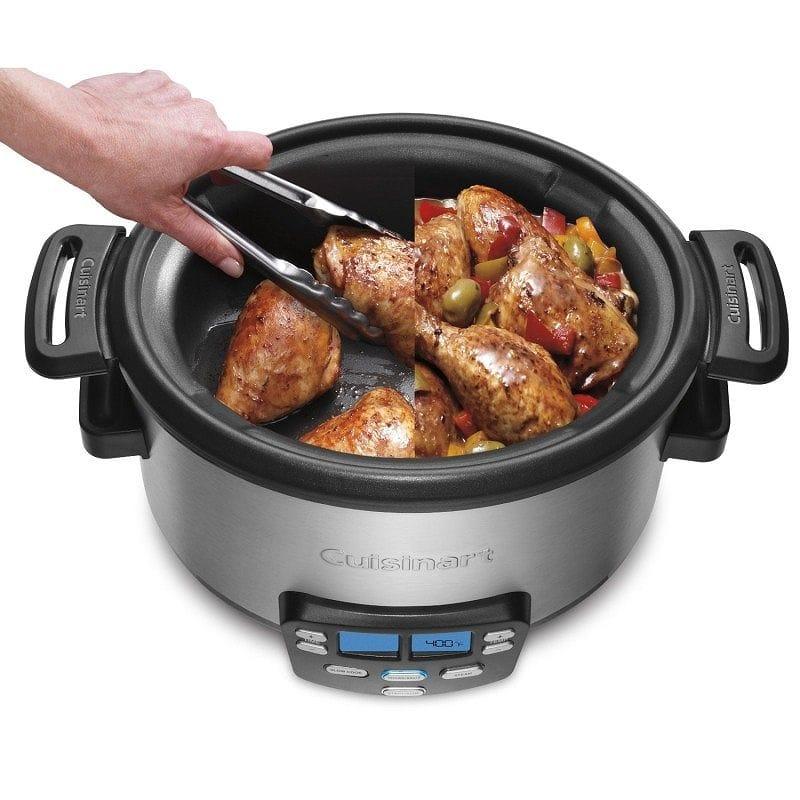 3.8L スロークッカー スチーマー クイジナート Cuisinart MSC-400 3-In-1 Cook 【夏目】 Central 4-Q