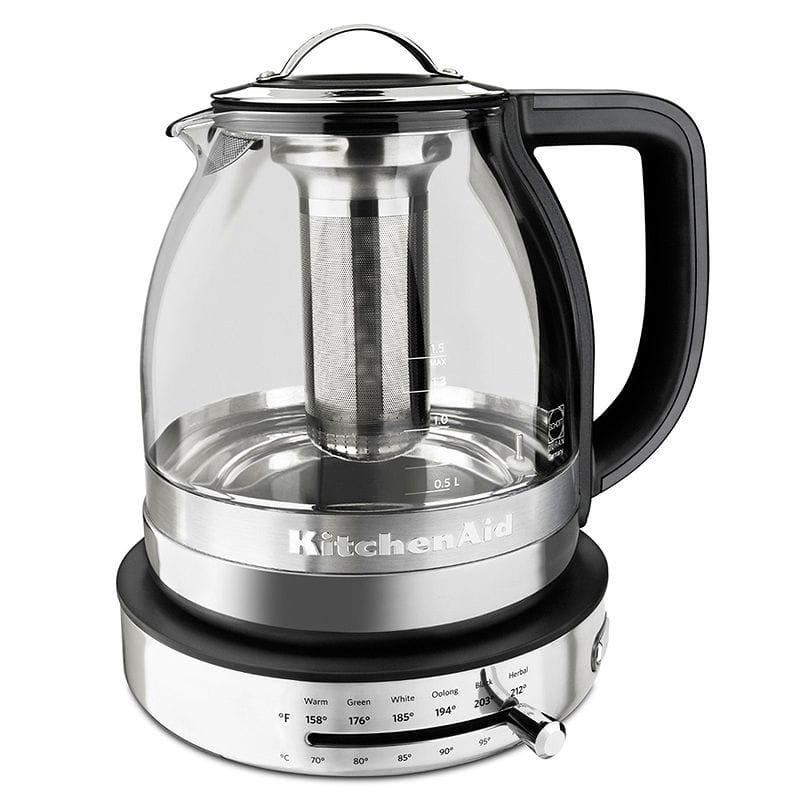 電気ケトル キッチンエイド ガラス ステンレス 茶こしつき KitchenAid 