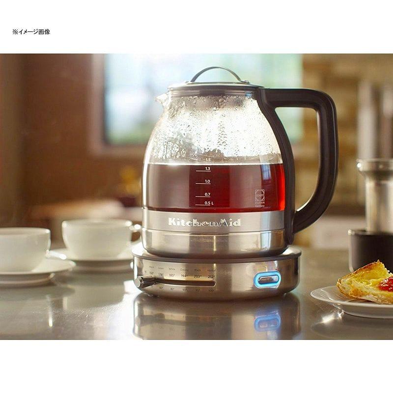 電気ケトル キッチンエイド ガラス ステンレス 茶こしつき KitchenAid 