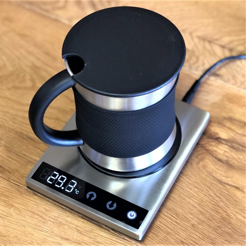 マグウォーマー マグセット 500ml ステンレス 温度調節 保温 加熱 コーヒー 紅茶 Cosori Coffee Mug Warmer & Mug｜cakmkt｜10