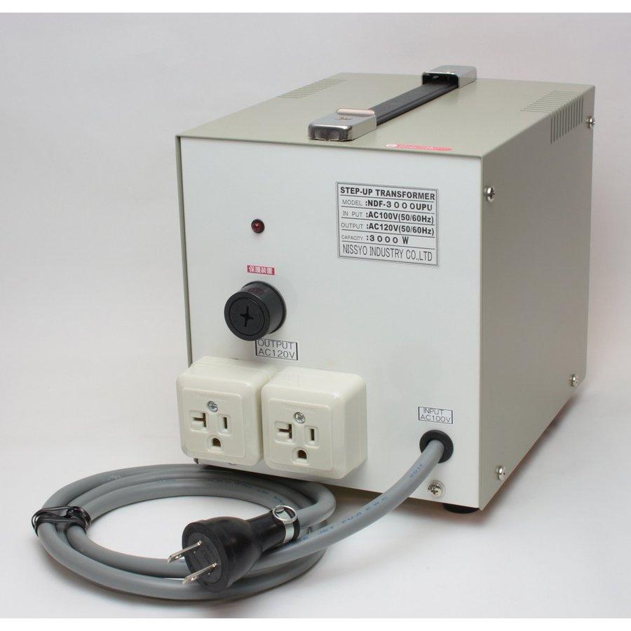 変圧器 アップトランス 入力電圧100V 出力電圧120V 出力容量