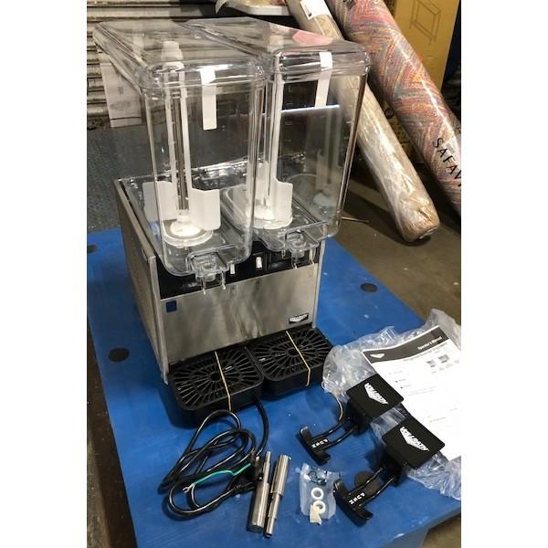 ドリンクサーバー ダブル ディスペンサー 20L×2 パドル攪拌 冷却機能 温度調節可能 レストラン カフェ ホテル Vollrath VBBE2-3