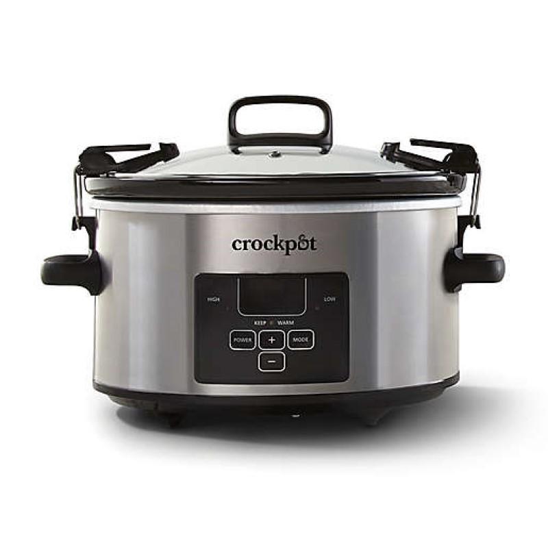 スロークッカー 3.8L クロックポット 持ち運びに便利 Crockpot 4Quart Cook & Carry Slow Cooker