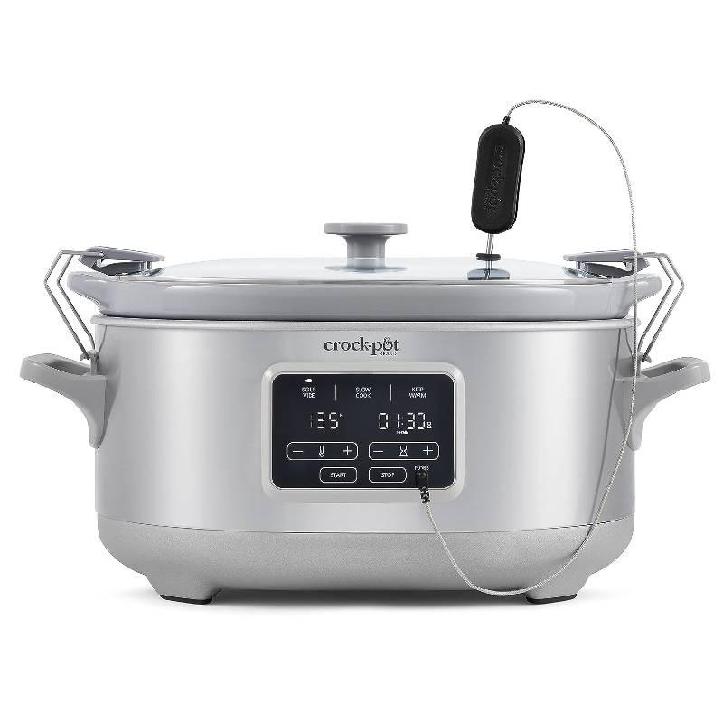 Crockpot スロークッカー タイマー付き スロークッカー 7.9L クロックポット 真空調理 ステンレス Crock-Pot 7