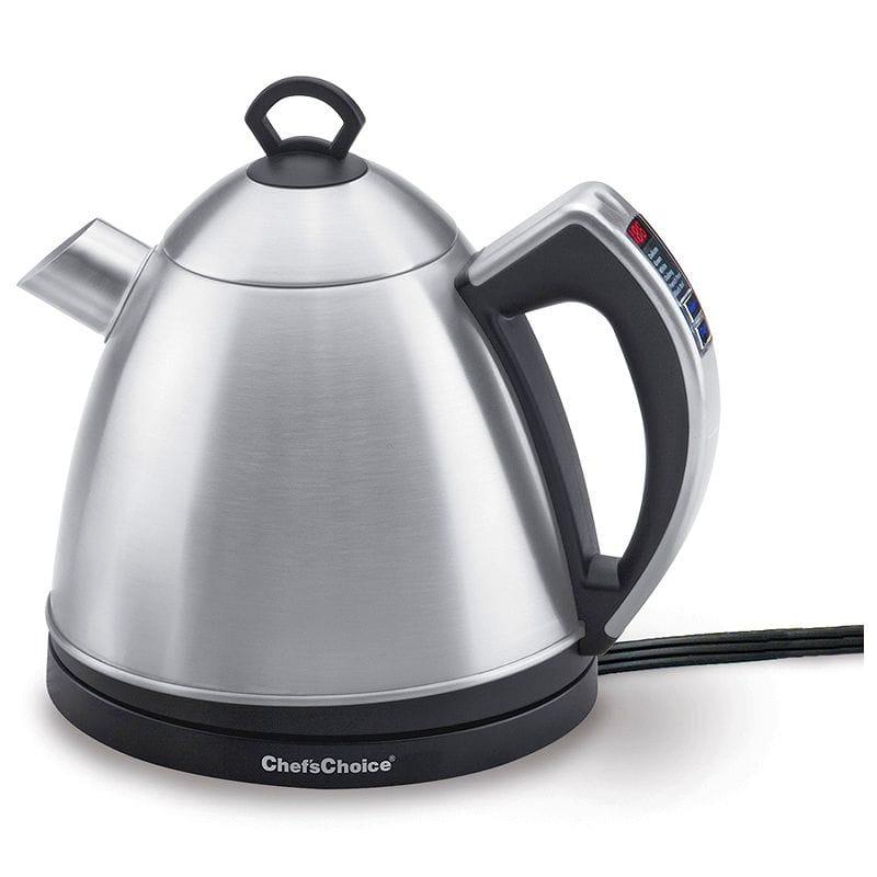 電気ケトル 1.3L 温度調節 6段階 シェフズチョイス Chef's Choice Cordless Electric Kettle