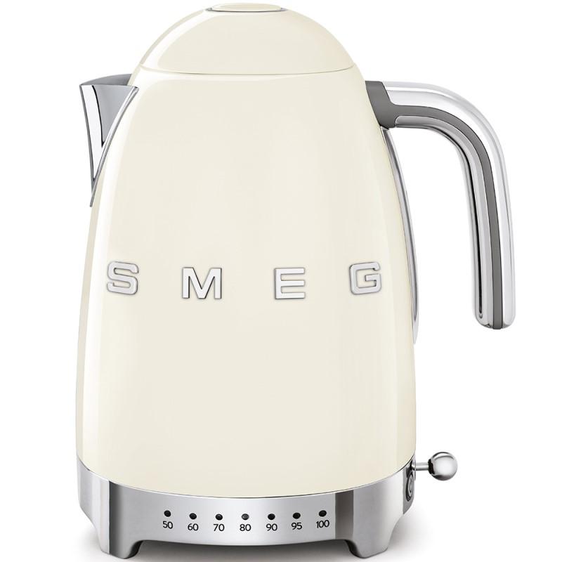 スメッグ 電気ケトル 温度計付 温度調節可能 レトロスタイル Smeg