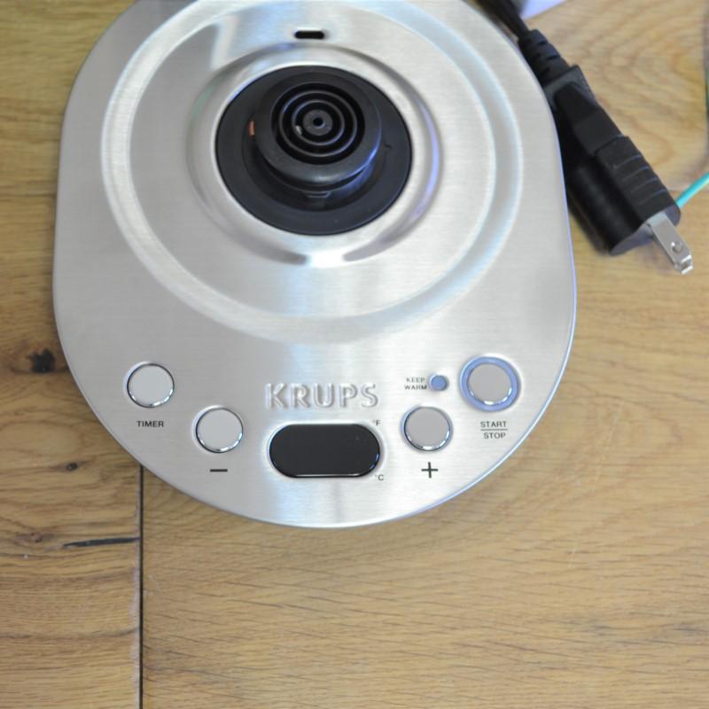 電気ケトル クラップス グースネック ステンレス 温度設定可能 Krups Gooseneck Electric Kettle BW760