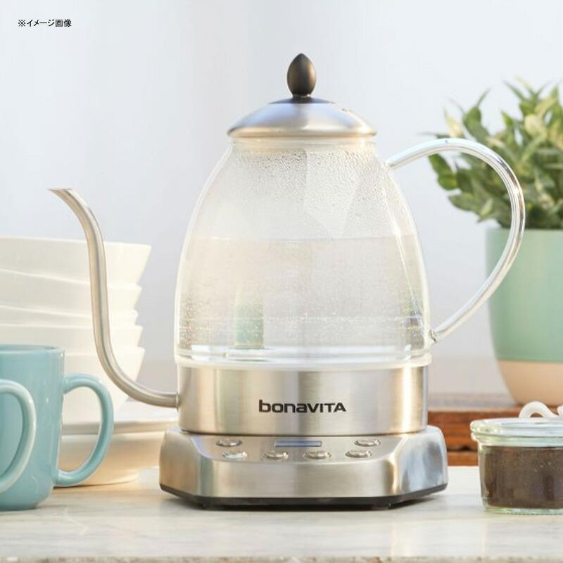 電気ケトル グースネック ガラス 1.3L ボナビータ Bonavita