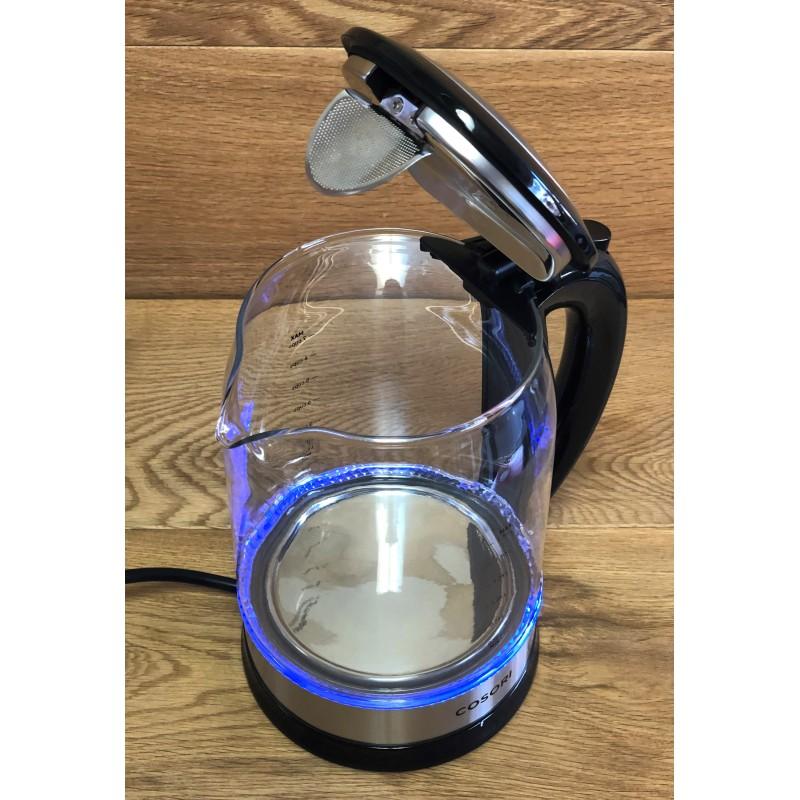 ガラス電気ケトル 1.7L BPAフリー LEDライト COSORI Electric Kettle