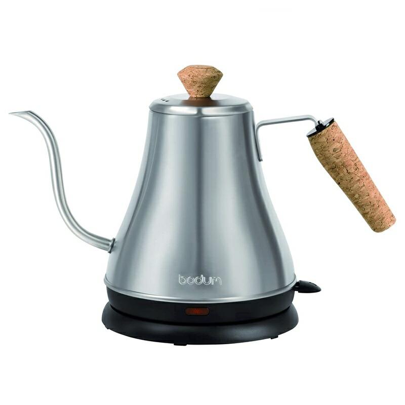 電気ケトル 0.8L コルク ドリップ コーヒー グースネック ボダム BODUM 