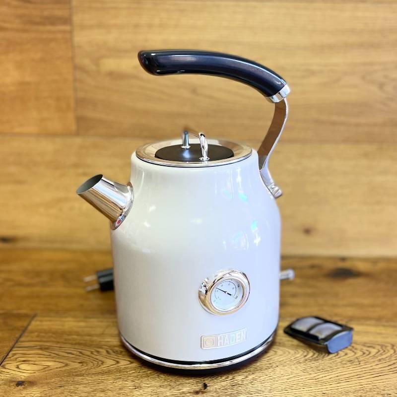 電気 ケトル ヘイデン レトロスタイル 温度計付 ヤカン キッチン Haden