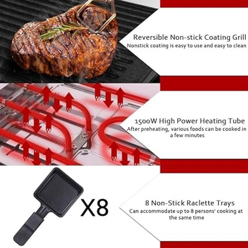 ラクレットグリル BBQグリル&チーズラクレット リバーシブルノン