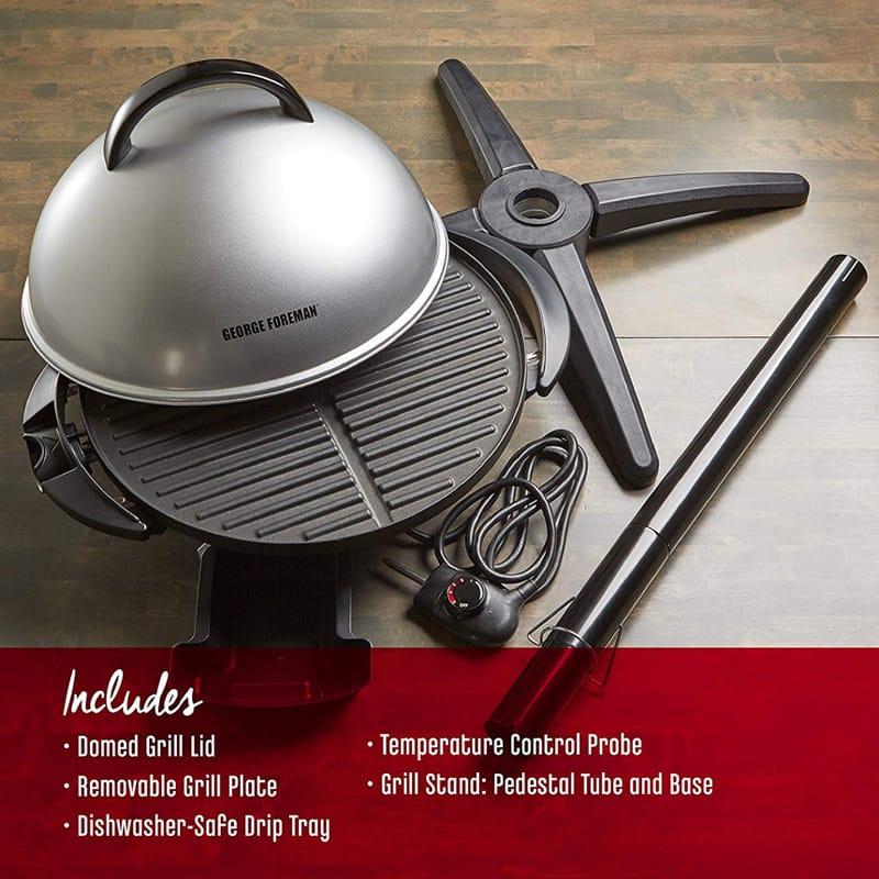 バーベキュー ジョージフォアマン インドア アウトドア 電気グリル Foreman 15Serving Indoor/Out